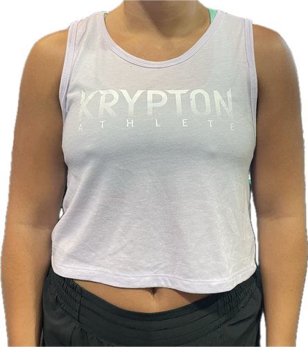 Krypton Athlete Lilac Crop Tank