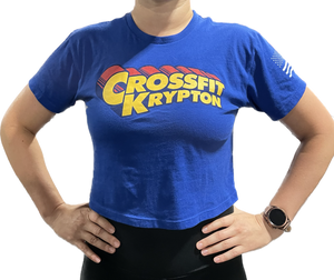 CF Krypton Blue Crop Tee